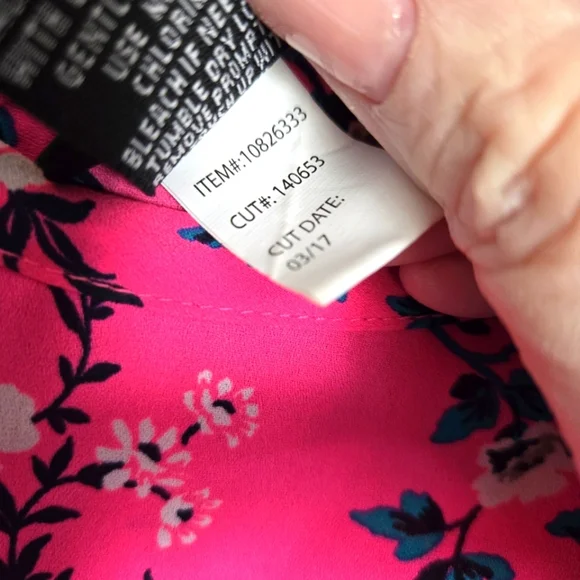 Torrid Pink Floral Spaghetti Strap Polyester Camisole Blouse. Women’s S-0 (L-10) - Picture 7 of 13